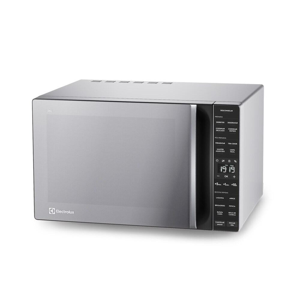 Micro-ondas Electrolux ME36S 36 Litros Inox 220v Limpa Fácil Tira Odor QR Code Receitas em Oferta na Shopee