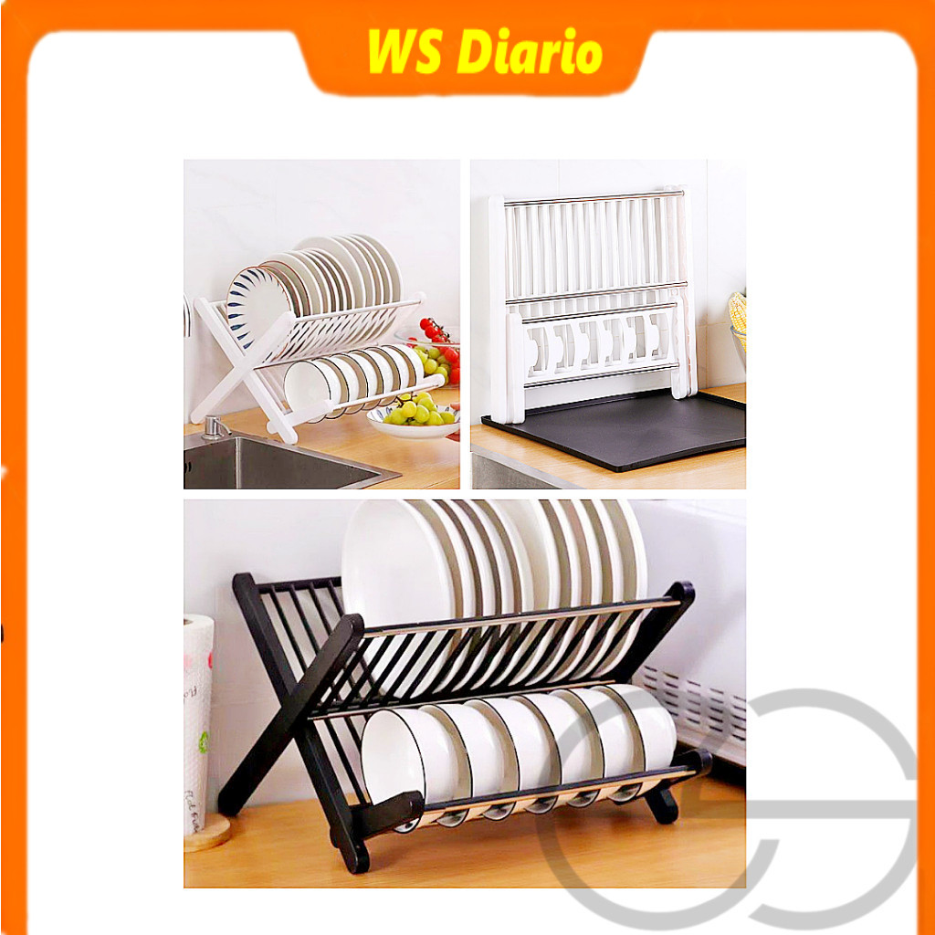 Escorredor De Louça Cozinha Pratos E Talheres Plastico Top Casa