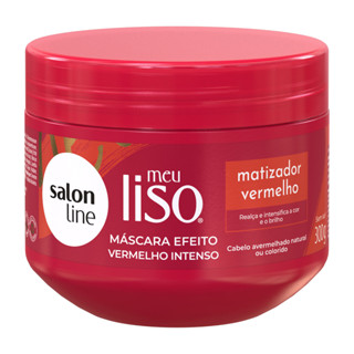 Máscara Meu Liso Matizador Vermelho Salon Line 300g em Oferta na Shopee