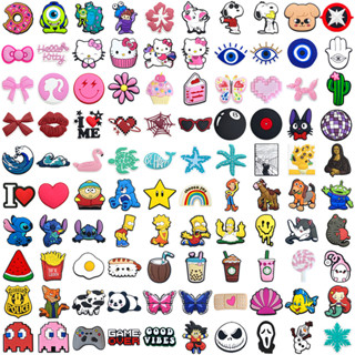 MEIDJ Encantos Para Sapatos 100 Decorações Animais De Desenho Animado Flores Oceano Comida Olho Padrão Acessórios em Oferta na Shopee