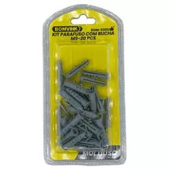 Kit Parafuso M6 Com Buchas 20Pcs - Bomvink