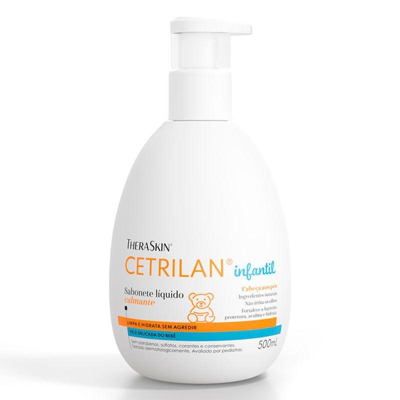 Sabonete Líquido Calmante Infantil TheraSkin Cetrilan Cabeça aos Pés 500ml