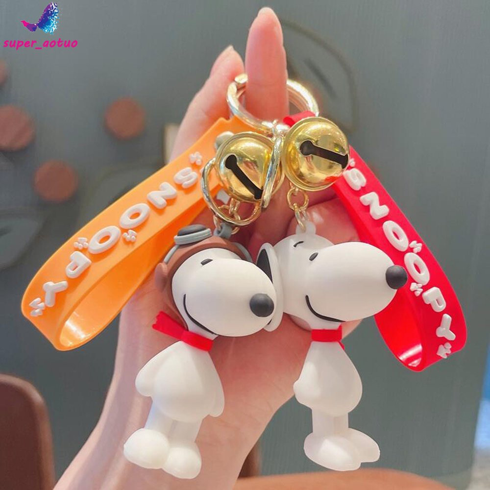 Chaveiro Boneco Snoopy De Silicone Casal De Carro Pingente De Bolsa Criativo Acessórios em Oferta na Shopee