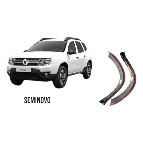 Par Moldura Paralama Dianteiro Renault Duster 2015/2020