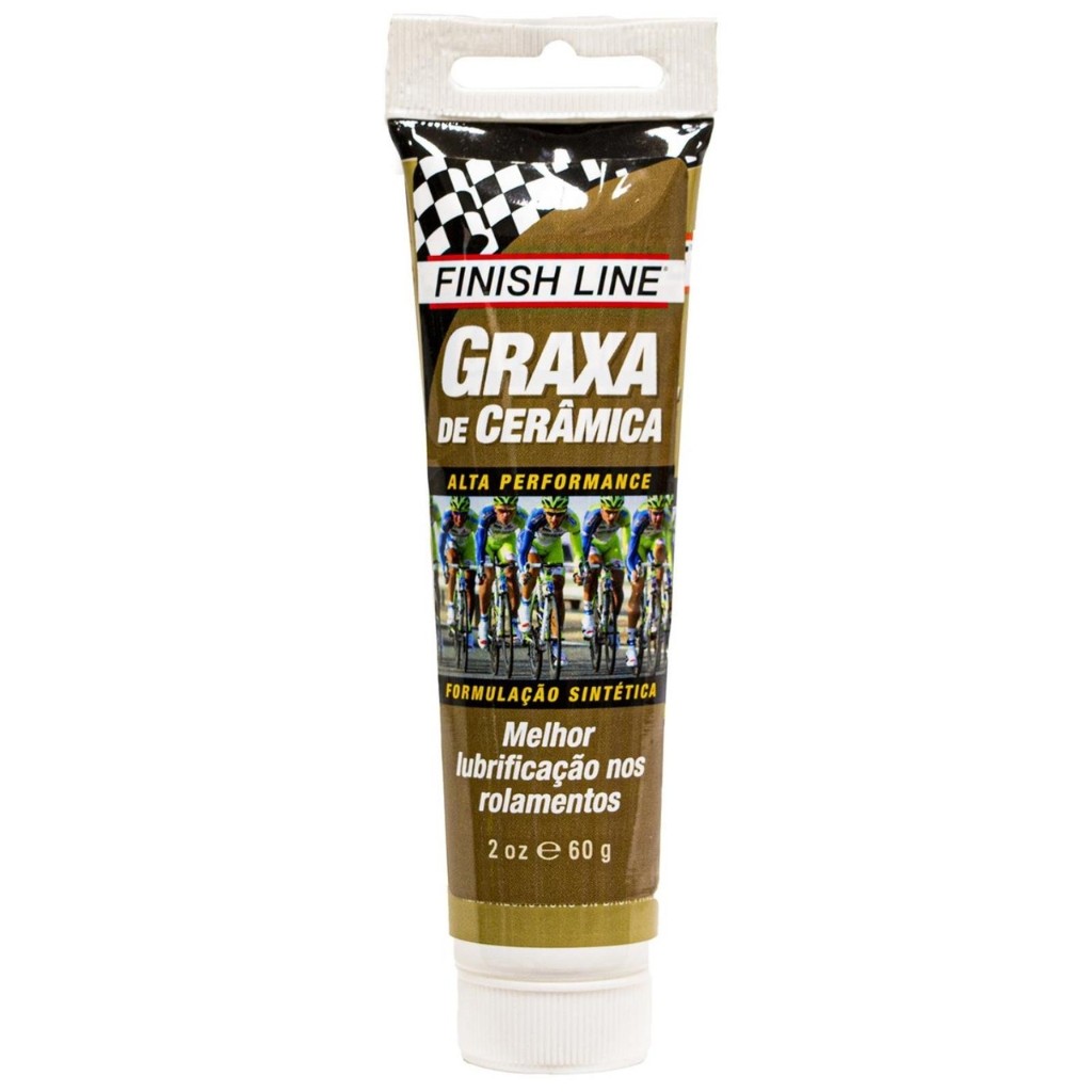 Graxa Finish Line Cerâmica 60g p/Manutenção Bicicleta