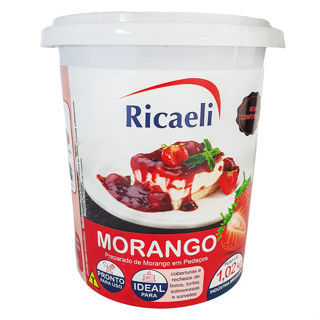Preparado de Morango 1,02kg RICAELI em Oferta na Shopee