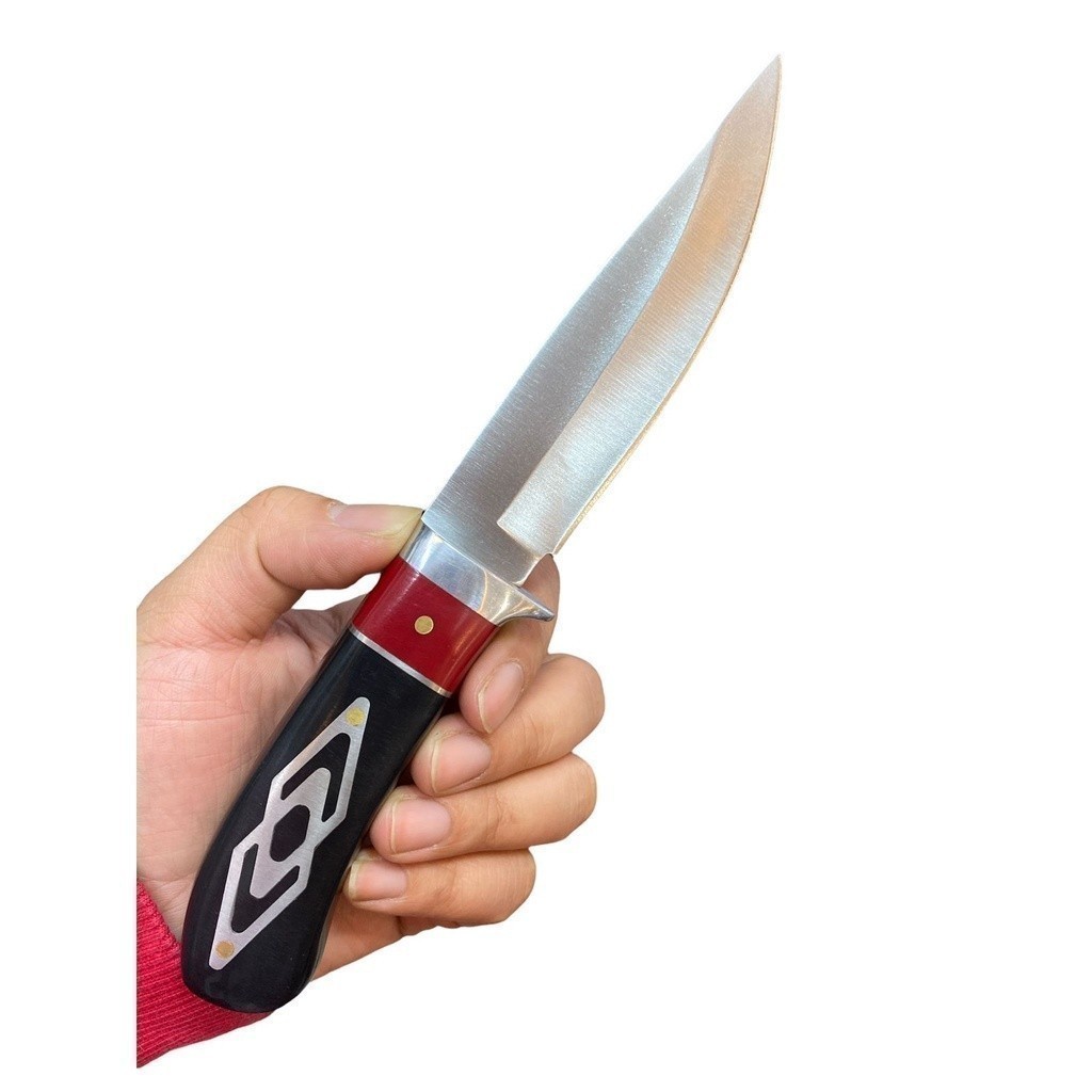 Faca Pequena  21 cm tatica ultilitaria pesca camping Aço inox Full Tang A38