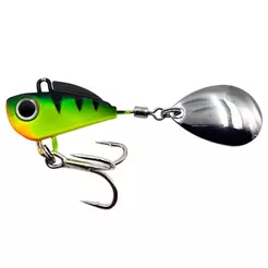 Isca Artificial Little Spin Colher Redonda Grande 3cm 16g Mat Tiger - Yara Cor 64