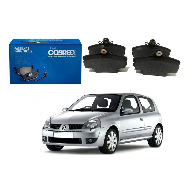Pastilha Freio Dianteira Clio 1.0 2003 A 2012