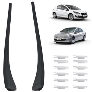 Par Pestana Acabamento Parabrisa Peugeot 308 408 + Presilhas em Oferta na Shopee