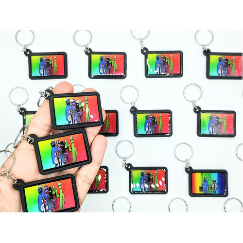 Rainbow Friends  Lembrancinha 10un Chaveiro Aniversário Mimo novidade