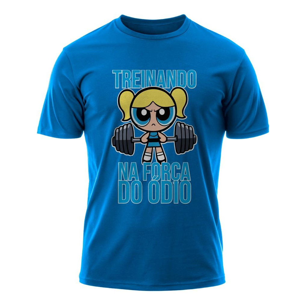 Camiseta Lindinha Gym Super Poderosas 100% Algodão Conforto Style