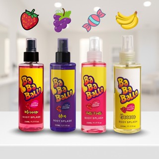 Kit 4 Body Splash Corporal 230 ML Com Cheirinho de Chiclete - Melancia - Morango - Banana - Uva em Oferta na Shopee