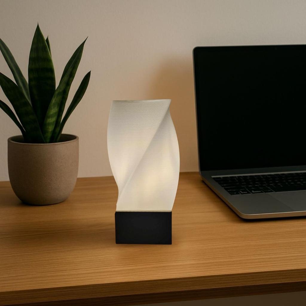 Luminaria Mesa Abajur Led Portátil LUA Luxo Luz de Cabiceira Abajures Decoracao Diversos Presente Quarto Geometrico