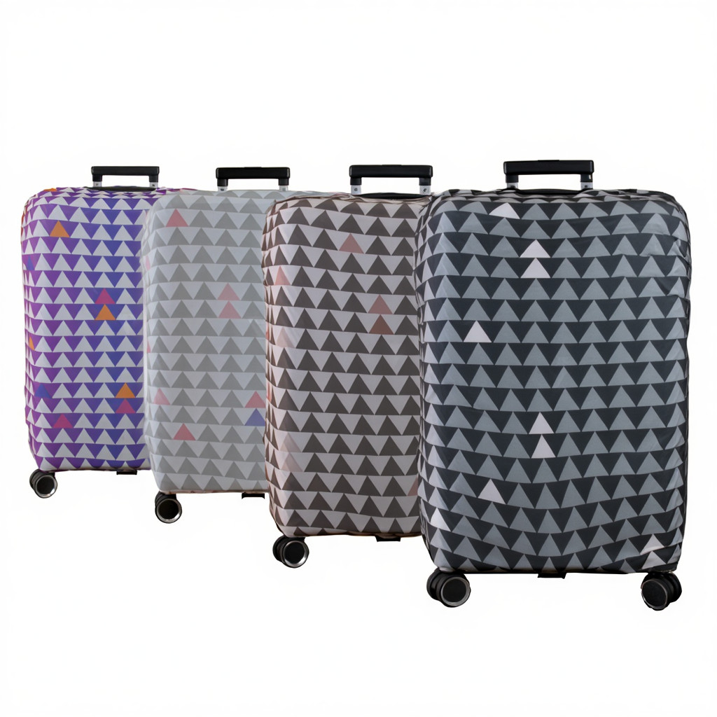 Capa De Mala Para Viagem Proteção De Bagagem Pirâmides Tecido Premium Suplex Elástico Tamanhos P M G