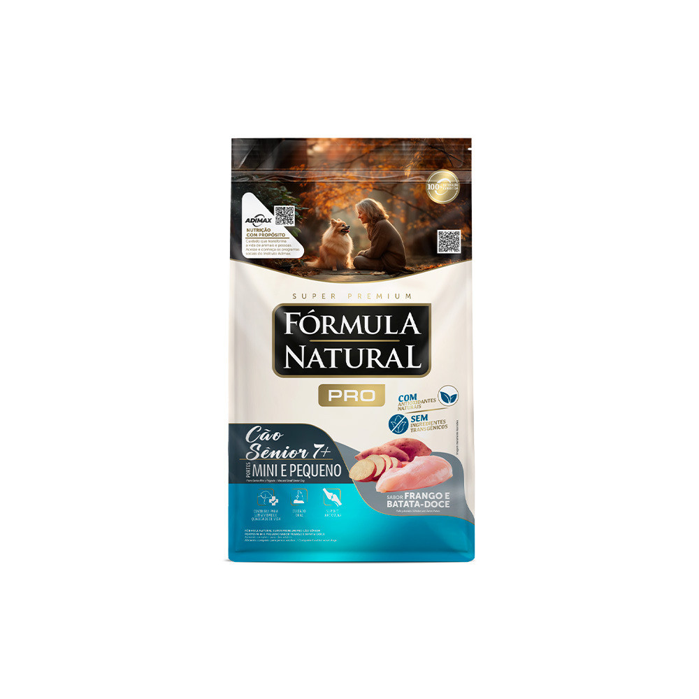 Raçao Formula Natural Pro Cães Senior Mini/Pequeno Frango 2,5KG