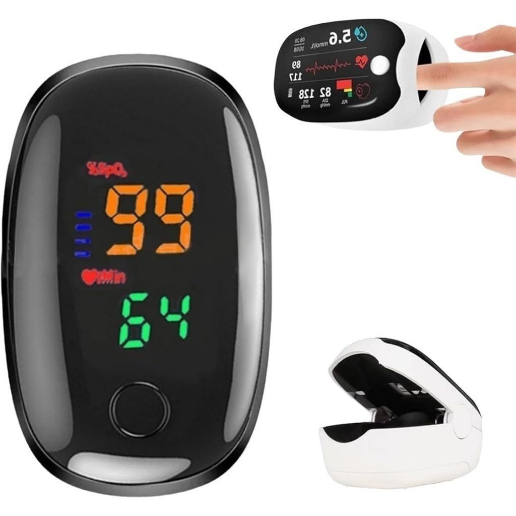 Monitor de glicose no sangue não invasivo e indolor, versão atualizada para uso doméstico ou externo em 2025, 69FR DAMS