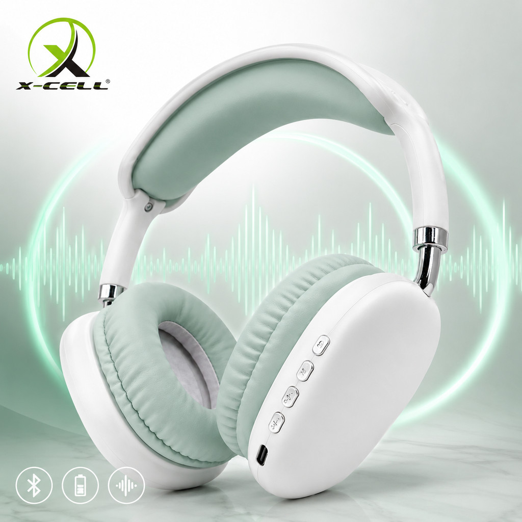 Fone De Ouvido Headset Bluetooth 5.3 Microfone X-cell Bth-66