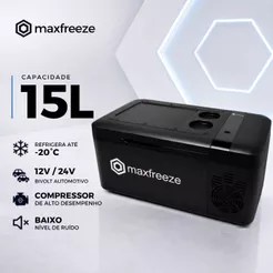 Mini Geladeira Portátil 15 Litros Freezer 12v/24v 110v/220v Geladeira Caminhão Ônibus Van Carro Geladeira Uber