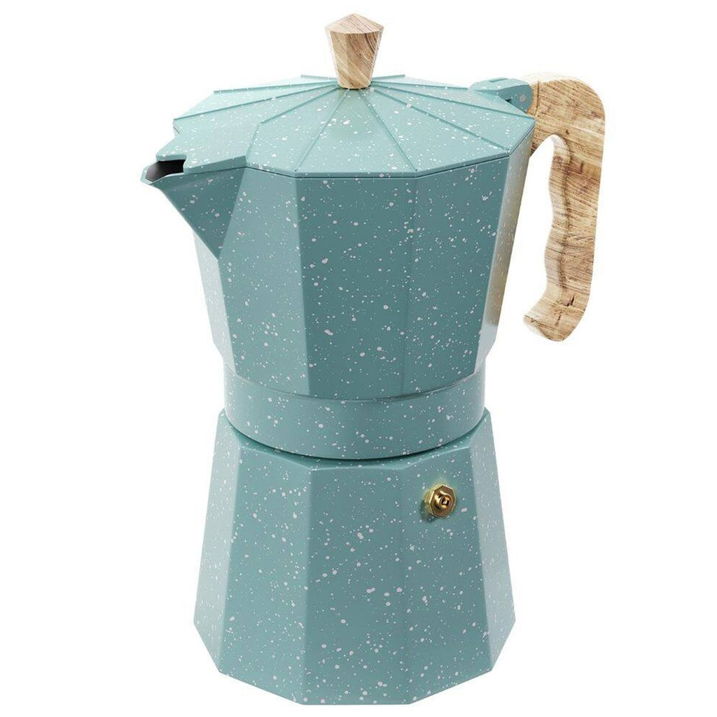 Cafeteira Italiana 6 Xícaras 300ml Em Alumínio Brinox Verona Verde