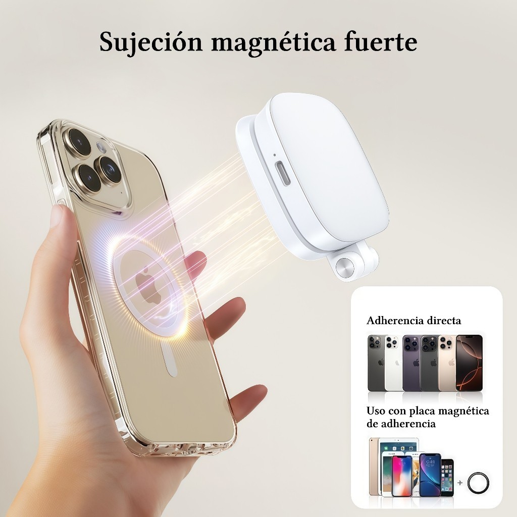 Luz De Preenchimento Magnética Led Para Selfie , Mini Portátil Com USB Vídeo De Telefone Magsafe Maquiagem Vlog