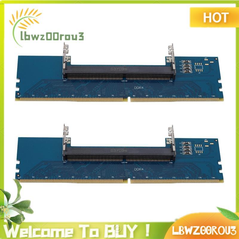 2X Portátil DDR4 SO-DIMM Para Desktop Memória RAM Conector Adaptador PC Cartões De Conversor