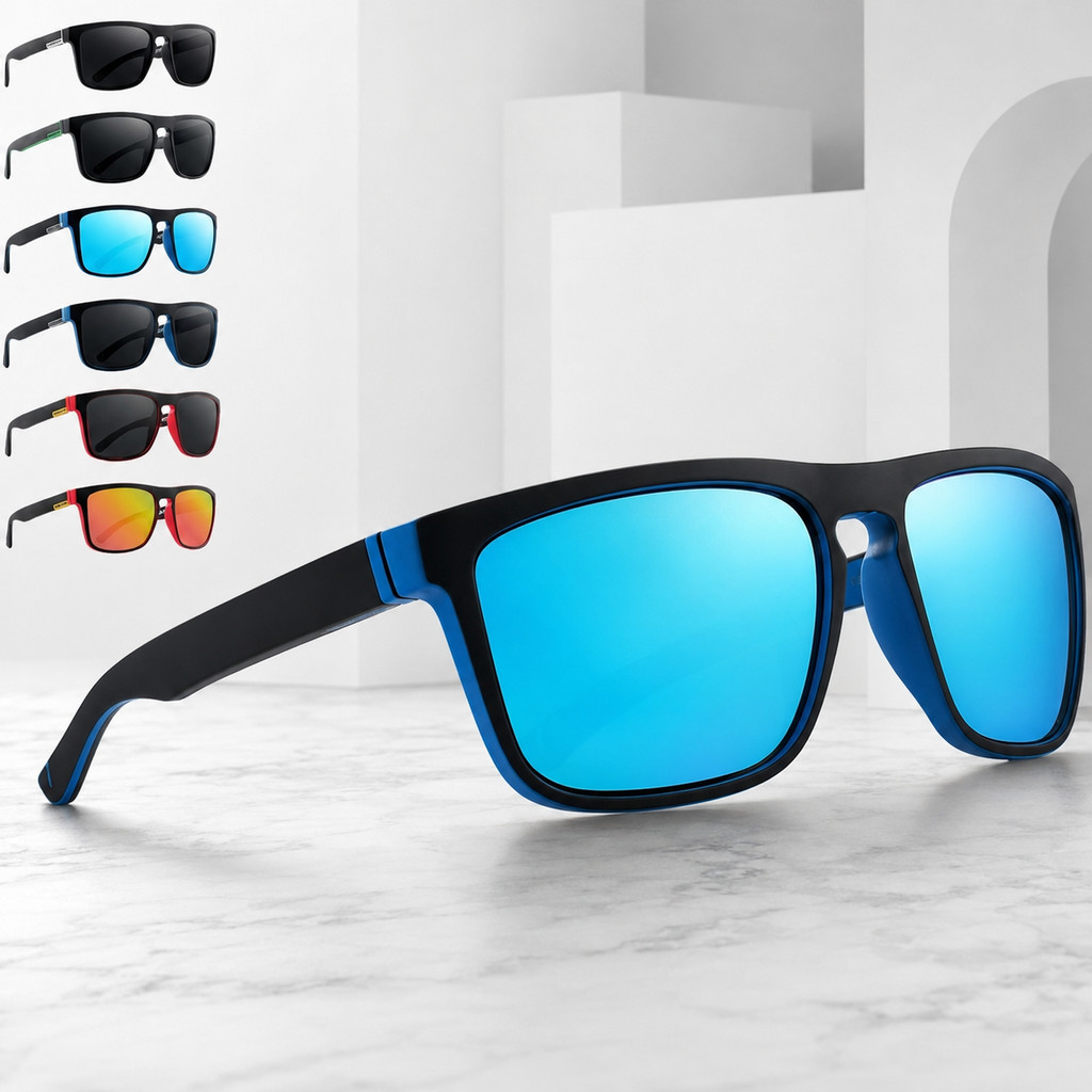 Óculos Solar Polarizado UV400 Masculino e Feminino Modelo Clássico Esportivo Para Direção