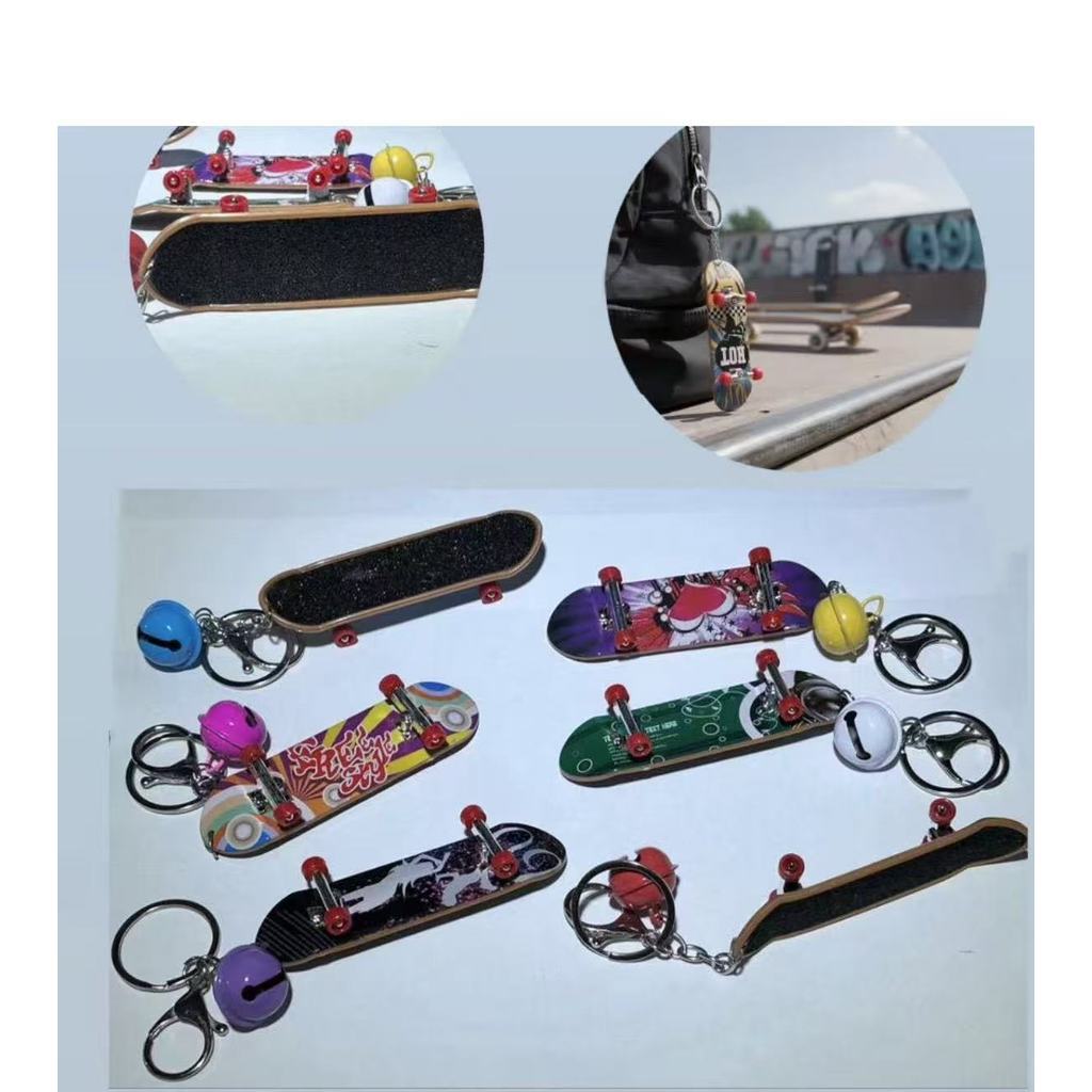 Kit 3/6/12 Skate De Dedo Profissional Chaveiro TOP