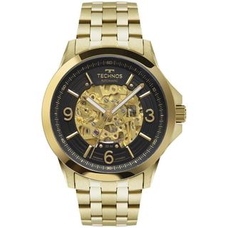 Relógio Technos Masculino Automático Skeleton Dourado - 8N24AK/4P