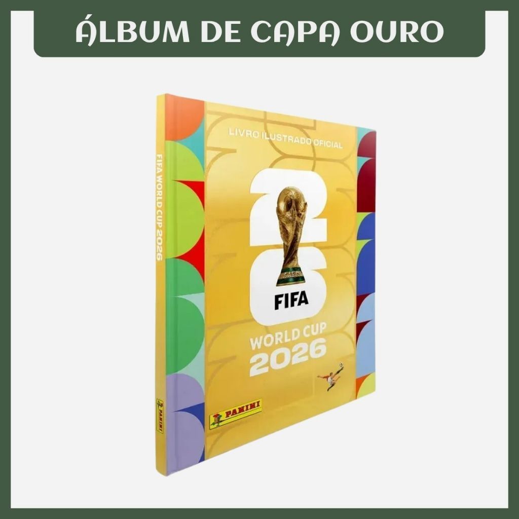Álbum Copa Do Mundo 2026 Brochura / Capa dura Normal / Prata / Ouro