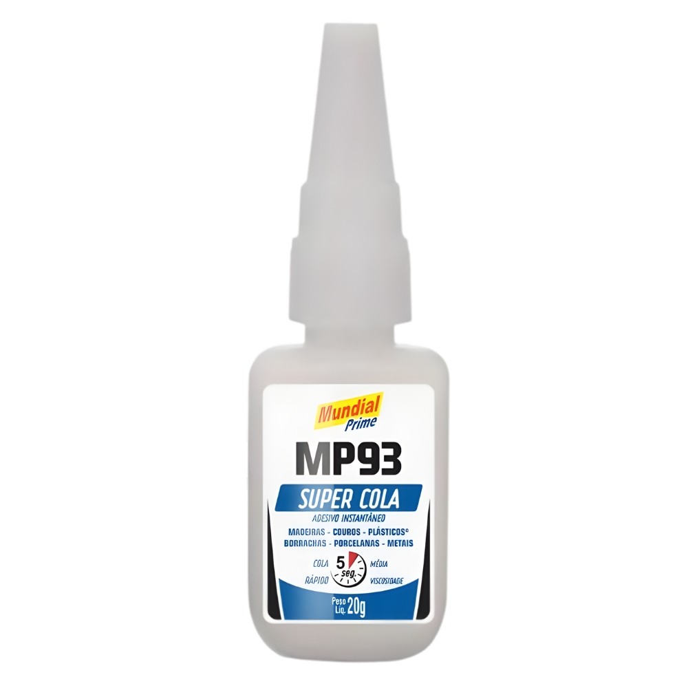 Cola Instantânea Líquida MP93 20g Mundial Prime