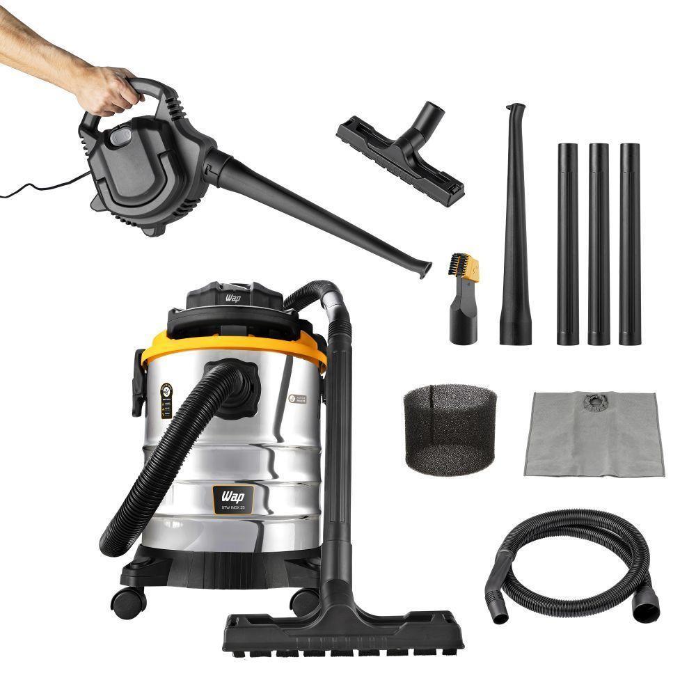 Aspirador De Pó e Água Profissional WAP GTW 25 Inox 2000W 25L 220V FW010528 · foto 2