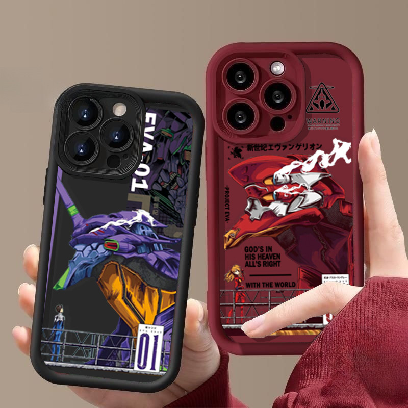 Anime Evangelion EVA Caso De Telefone Para Samsung Galaxy A17 A07 A06 A16 A56 A36 A26 A55 A54 A32 A12 A22 5G Macio À Pro