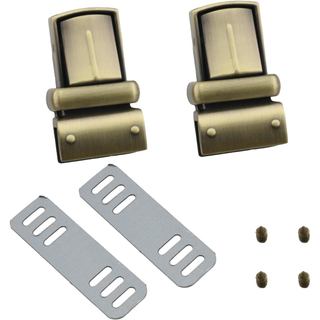 ZCZQC 2 peças de Fecho de Metal para Bolsas, Clipes de Fecho para Bolsas, Clutches, Sacolas, Bolsas de Mão, Carteiras