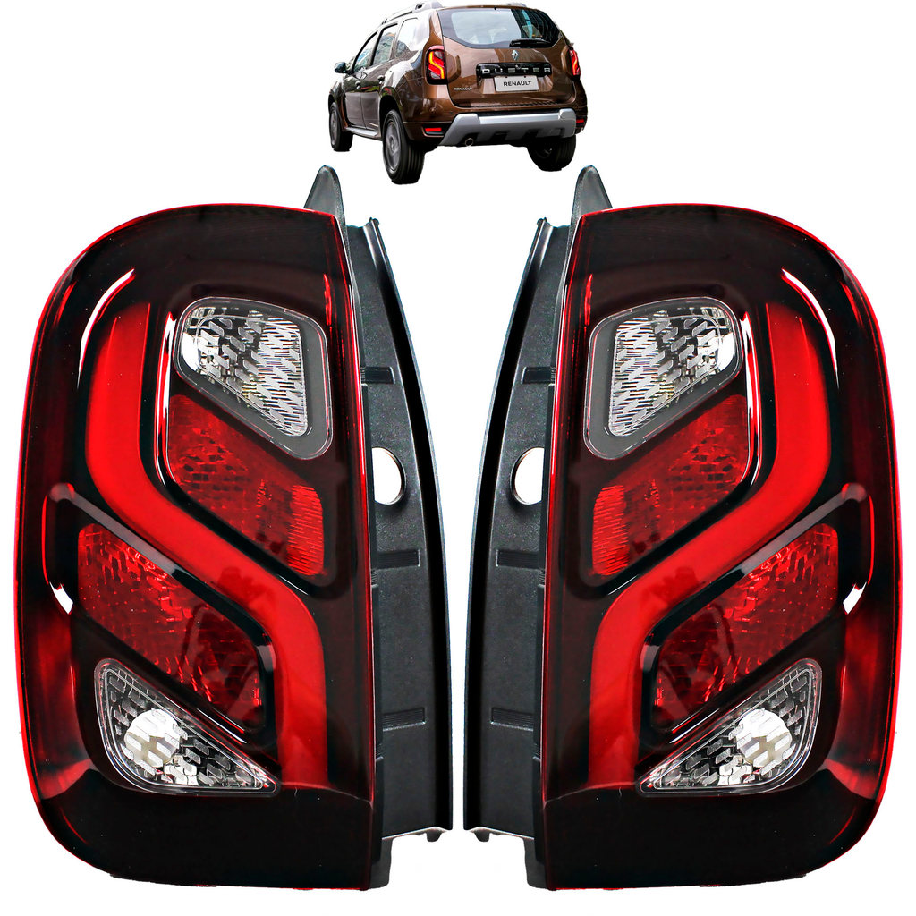 PAR Lanterna Traseira Duster 2015 16 17 18 2019 2020 com LED