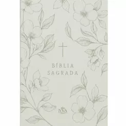 Bíblia Sagrada | NVA | Palavras de Jesus em vermelho | Floral Verde