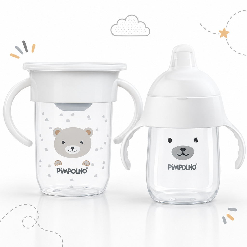 Copos Unisex Pimpolho Treinamento 240ML