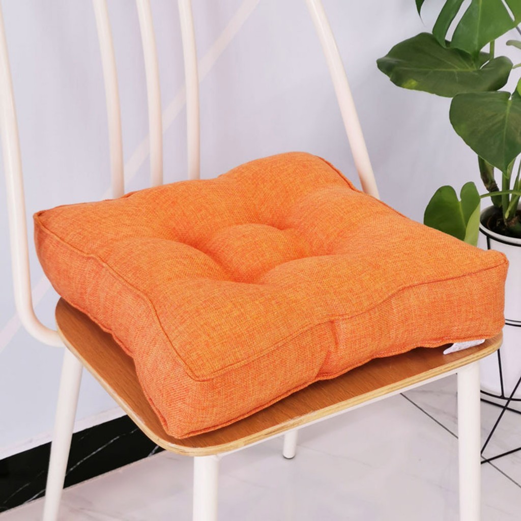 Imagem Travesseiro De Chão Quadrado Almofada Decorativa Respirável Meditação Com Cor Doce Para Sala De Estar Lareira Piso Ao Ar