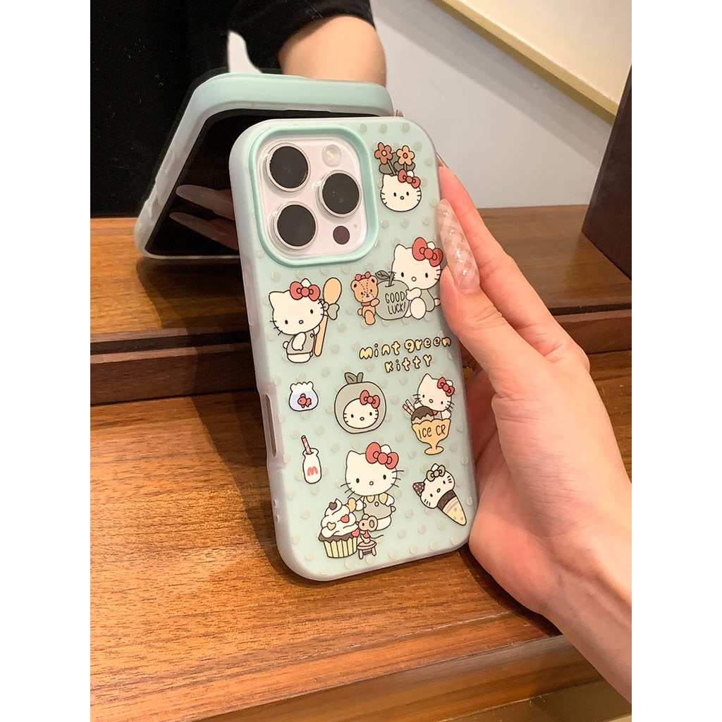 Capa de Telefone Dessert Cat 2 em 1 para Samsung Galaxy A33 A32 A31 A30S A30 A26 A25 A24 A23 A22 A21S A20S A17 A16 A15 A