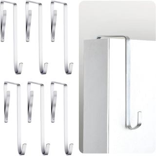 Conjunto de 6 Ganchos para Casas de Banho Norme, Alta Resistência, Suporte para Quadro Branco de Escritório, Ganchos par