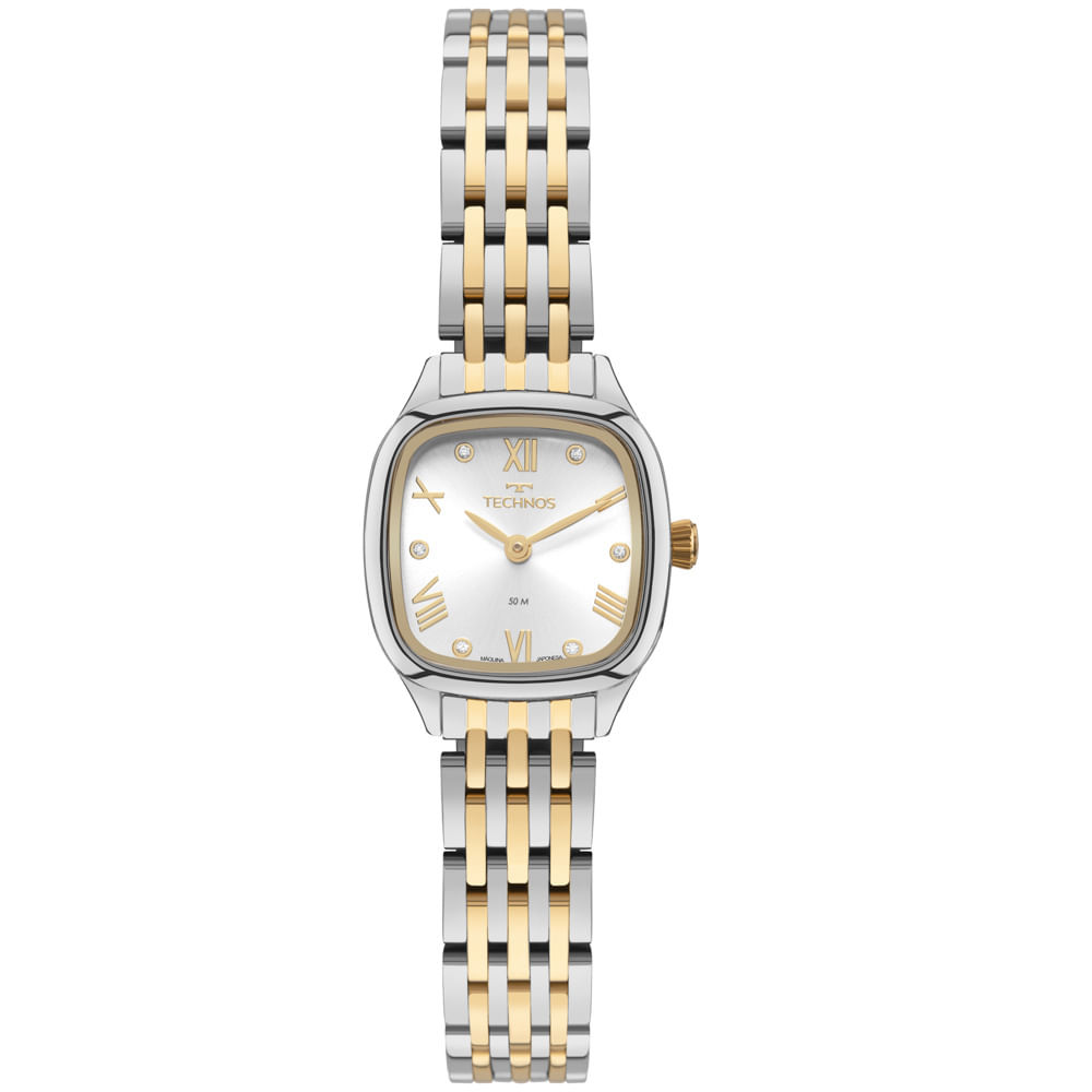 Relógio Technos Feminino Mini Bicolor - 2025LVH/1K