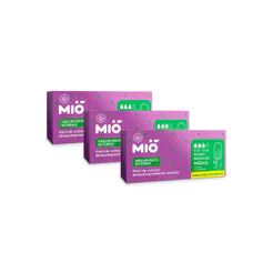 Kit 3 Absorvente Interno Mió Médio Fluxo Regular 16 Unidades