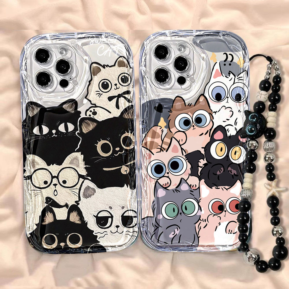 ‌ Capa Ondulada com Olho Grande para Samsung A27 A57 A37 A17 A07 A56 A36 A55 A54 A06 A16 A53 A35 A12 A14 A15 A35 A73 A32