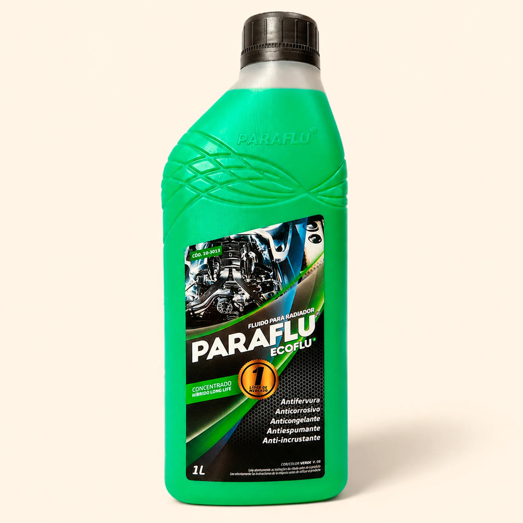 Aditivo Concentrado Para Radiador Paraflu Refrigerante Bio Híbrido 1l Cor Verde