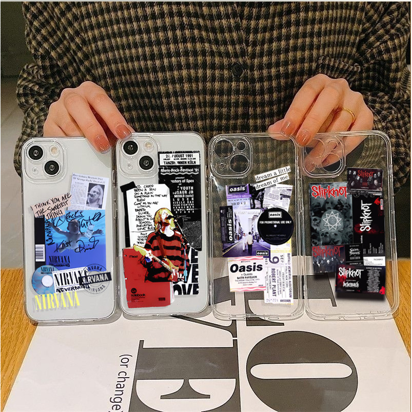 Hot Oasis Band Nirvana Capa De Celular Para Samsung Galaxy A57 A16 A06 A07 A35 A33 A32 A55 A15 A25 A05 A05S A54 A24 A34 
