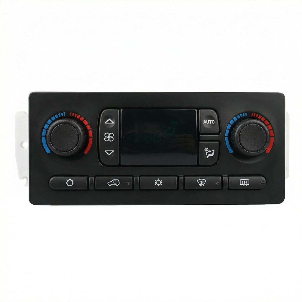 Painel do Módulo de Controle de Climatização Frontal 599-211XD, Interruptor de Controle de Aquecimento e Ar Condicionado