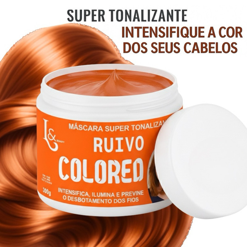 Tonalizante Ruivinha Acobreado Ruivo Natural - 300G