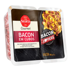 Seara Gourmet Bacon em cubos 140g