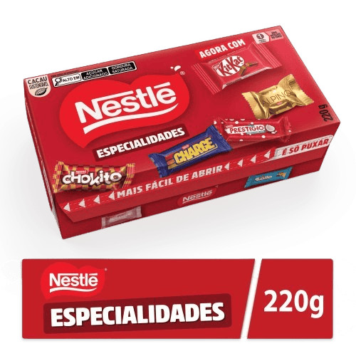 Nestlé Bombom Sortido Especialidades Caixa 220g