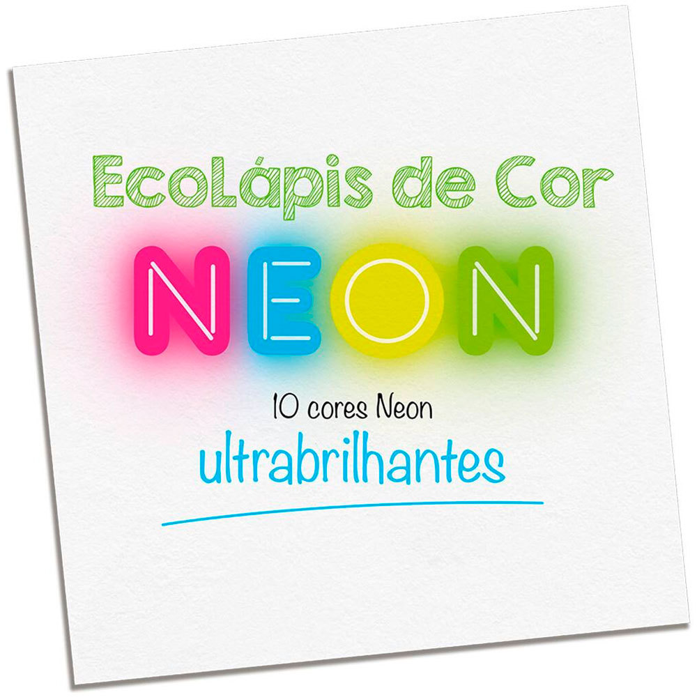 Lápis de cor 10 cores Neon 120410N\116153 Faber-Castell · foto 2